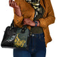 New Zealand vs South Africa Rugby Shoulder Handbag Maori - African Pattern