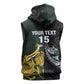 New Zealand vs South Africa Rugby Custom Sleeveless Hoodie Maori - African Pattern - African Pride