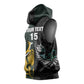 New Zealand vs South Africa Rugby Custom Sleeveless Hoodie Maori - African Pattern - African Pride
