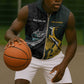 New Zealand vs South Africa Rugby Custom Sleeveless Zip Hoodie Maori - African Pattern - African Pride