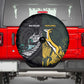 New Zealand vs South Africa Rugby Spare Tire Cover Maori - African Pattern
