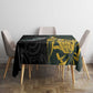 New Zealand vs South Africa Rugby Tablecloth Maori - African Pattern