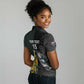 New Zealand vs South Africa Rugby Custom Women Polo Shirt Maori - African Pattern