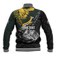 New Zealand vs South Africa Rugby Personalised Baseball Jacket Maori Kiwi With Springboks