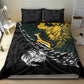 New Zealand vs South Africa Rugby Bedding Set Maori Kiwi With Springboks