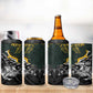 New Zealand vs South Africa Rugby Personalised 4 in 1 Can Cooler Tumbler Maori Kiwi With Springboks