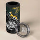New Zealand vs South Africa Rugby Personalised 4 in 1 Can Cooler Tumbler Maori Kiwi With Springboks