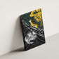 New Zealand vs South Africa Rugby Canvas Wall Art Maori Kiwi With Springboks