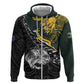 New Zealand vs South Africa Rugby Personalised Hoodie Maori Kiwi With Springboks
