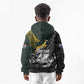 New Zealand vs South Africa Rugby Personalised Kid Hoodie Maori Kiwi With Springboks