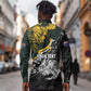 New Zealand vs South Africa Rugby Personalised Long Sleeve Button Shirt Maori Kiwi With Springboks