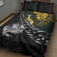 New Zealand vs South Africa Rugby Quilt Bed Set Maori Kiwi With Springboks