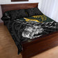 New Zealand vs South Africa Rugby Quilt Bed Set Maori Kiwi With Springboks