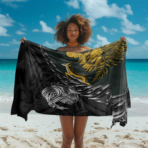 New Zealand vs South Africa Rugby Sarong Maori Kiwi With Springboks
