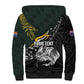 New Zealand vs South Africa Rugby Personalised Sherpa Hoodie Maori Kiwi With Springboks
