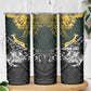 New Zealand vs South Africa Rugby Personalised Skinny Tumbler Maori Kiwi With Springboks