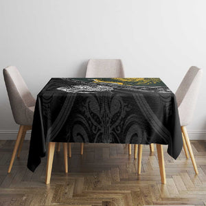 New Zealand vs South Africa Rugby Tablecloth Maori Kiwi With Springboks