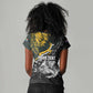 New Zealand vs South Africa Rugby Personalised Women V-Neck T-Shirt Maori Kiwi With Springboks