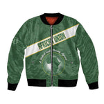 Personalized African Union Day Bomber Jacket Emblem With Kente Pattern - African Pride