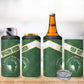 Personalized African Union Day 4 in 1 Can Cooler Tumbler Emblem With Kente Pattern - African Pride