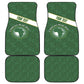 African Union Day Car Mats Emblem With Kente Pattern - African Pride