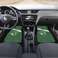 African Union Day Car Mats Emblem With Kente Pattern - African Pride