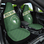 African Union Day Car Seat Cover Emblem With Kente Pattern - African Pride