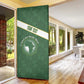 Personalized African Union Day Door Cover Emblem With Kente Pattern