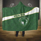 African Union Day Hooded Blanket Emblem With Kente Pattern - African Pride