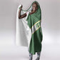 African Union Day Hooded Blanket Emblem With Kente Pattern - African Pride