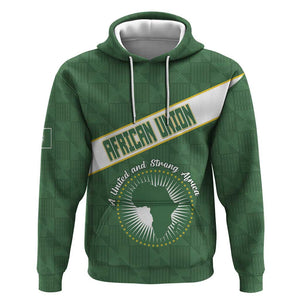Personalized African Union Day Hoodie Emblem With Kente Pattern - African Pride