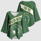 Personalized African Union Day Kimono Sleeve Blouse Emblem With Kente Pattern