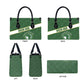 African Union Day Leather Bag Emblem With Kente Pattern