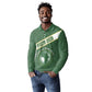 Personalized African Union Day Long Sleeve Polo Shirt Emblem With Kente Pattern - African Pride