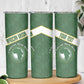 Personalized African Union Day Skinny Tumbler Emblem With Kente Pattern - African Pride