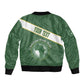 Personalized African Union Day Sleeve Zip Bomber Jacket Emblem With Kente Pattern - African Pride
