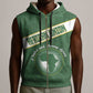 Personalized African Union Day Sleeveless Zip Hoodie Emblem With Kente Pattern - African Pride