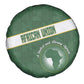 African Union Day Spare Tire Cover Emblem With Kente Pattern - African Pride