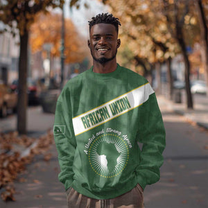 Personalized African Union Day Sweatshirt Emblem With Kente Pattern - African Pride
