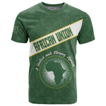 Personalized African Union Day T shirt Emblem With Kente Pattern - African Pride
