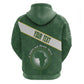 Personalized African Union Day Zip Hoodie Emblem With Kente Pattern - African Pride