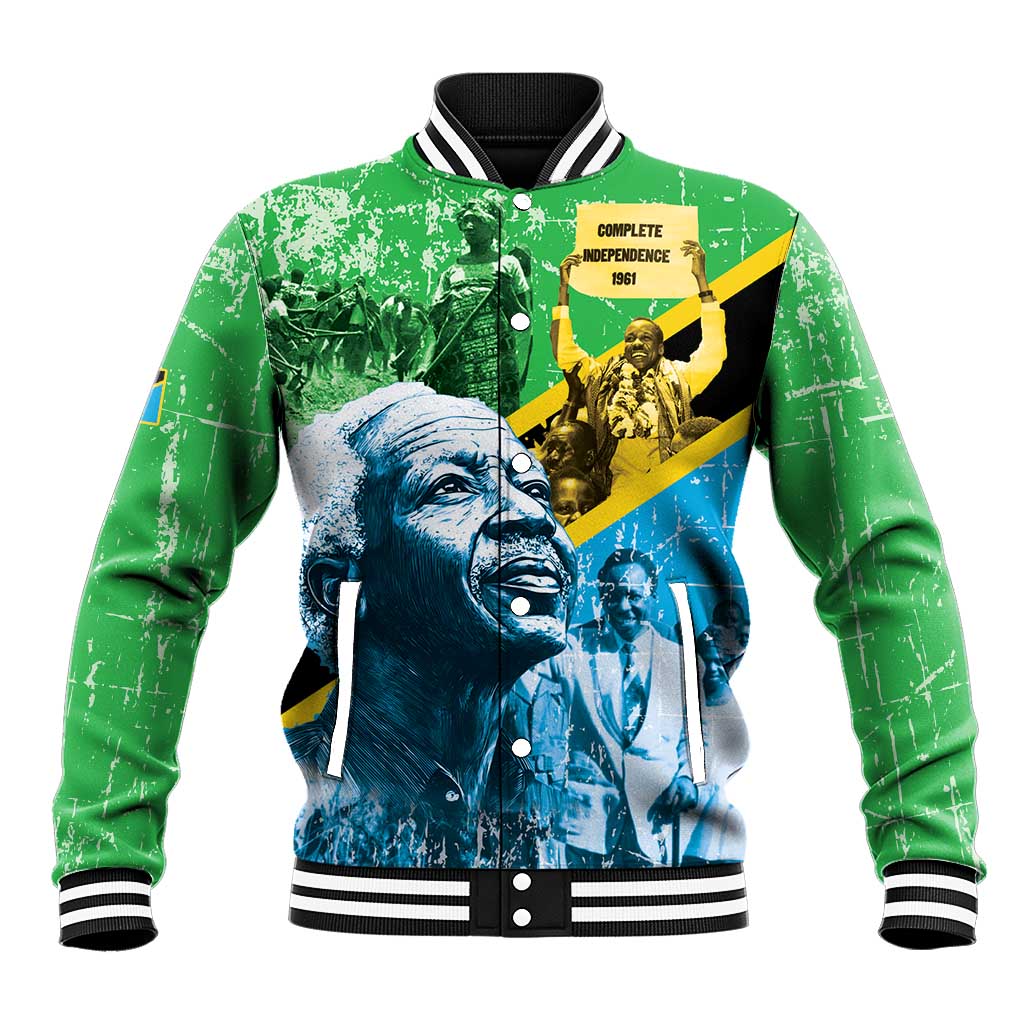 Tanzania Julius Nyerere Baseball Jacket One Nation - One People - African Pride