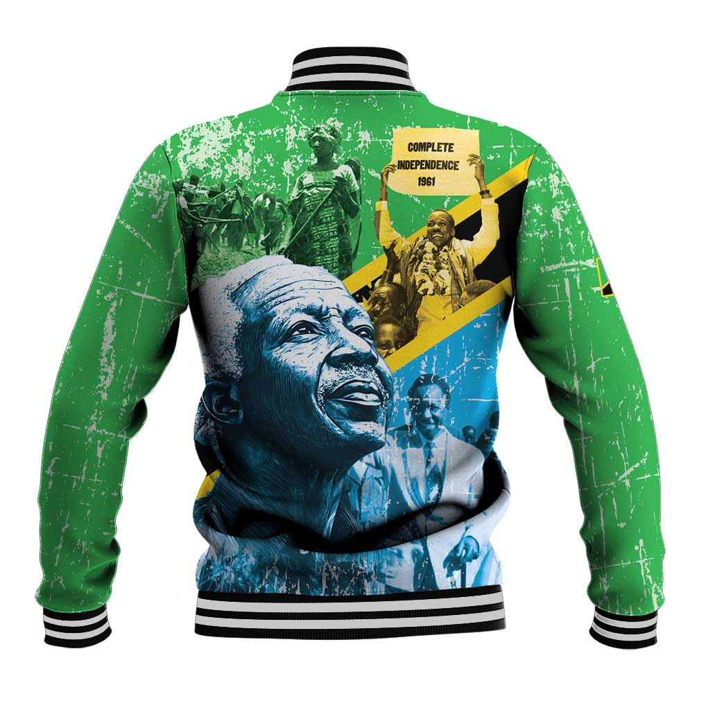 Tanzania Julius Nyerere Baseball Jacket One Nation - One People - African Pride