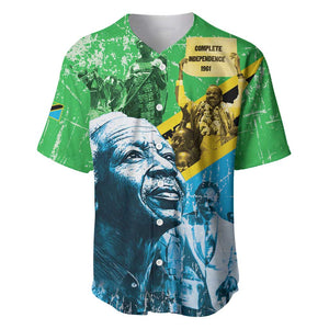 Tanzania Julius Nyerere Baseball Jersey One Nation - One People - African Pride