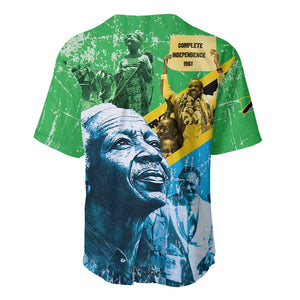 Tanzania Julius Nyerere Baseball Jersey One Nation - One People - African Pride