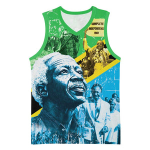 Tanzania Julius Nyerere Basketball Jersey One Nation - One People - African Pride