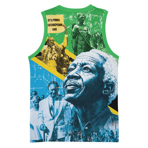 Tanzania Julius Nyerere Basketball Jersey One Nation - One People - African Pride
