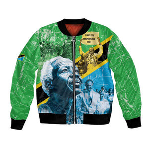 Tanzania Julius Nyerere Bomber Jacket One Nation - One People - African Pride