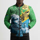 Happy Tanzania Nyerere Day Bomber Puffer Jacket One Nation - One People