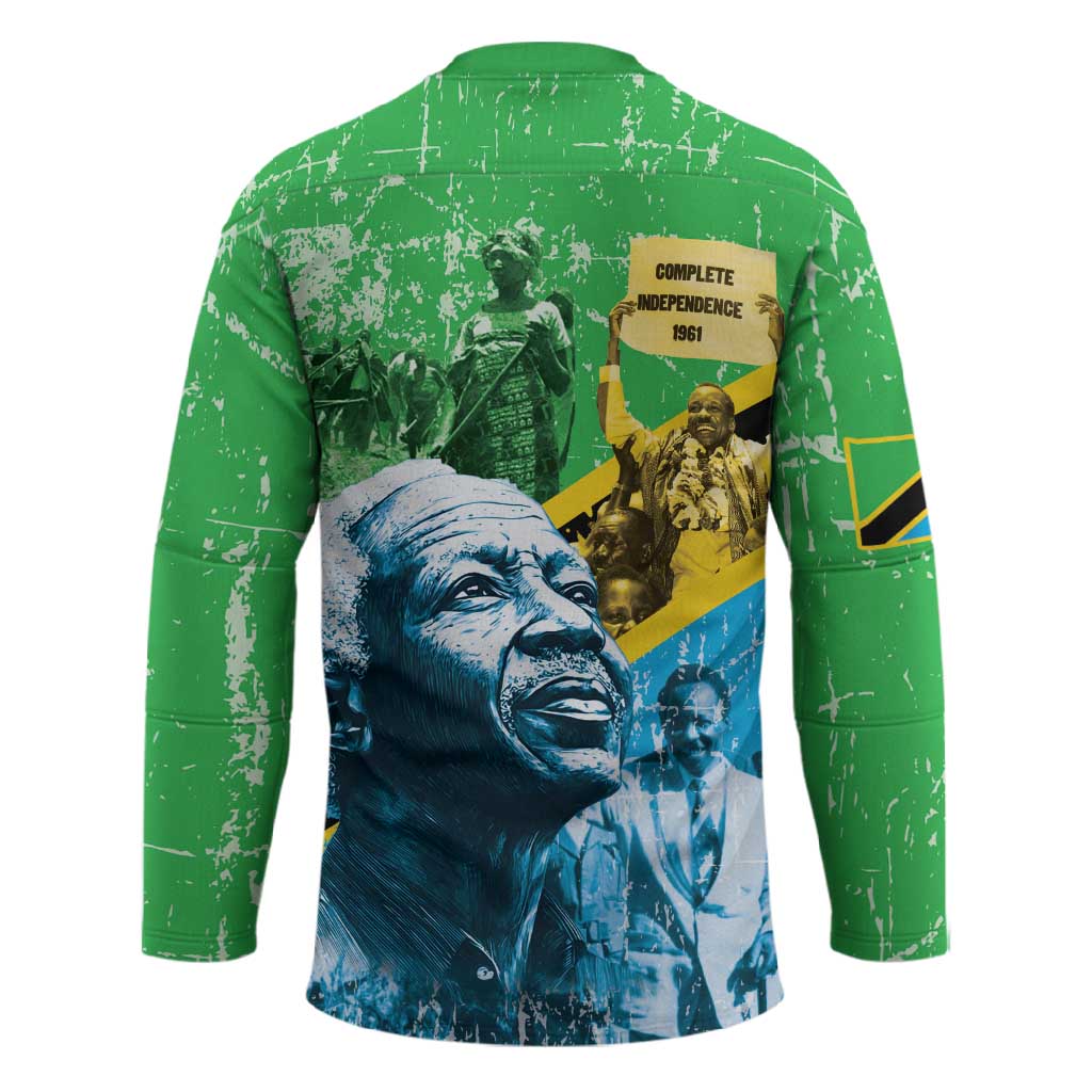 Happy Tanzania Nyerere Day Hockey Jersey One Nation - One People